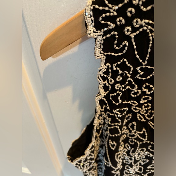 J Kara New York Black and White Embellished Women's Top, PXL - Picture 4 of 5